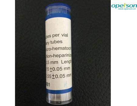 Capillary Glass Tubes with or Without Heparin